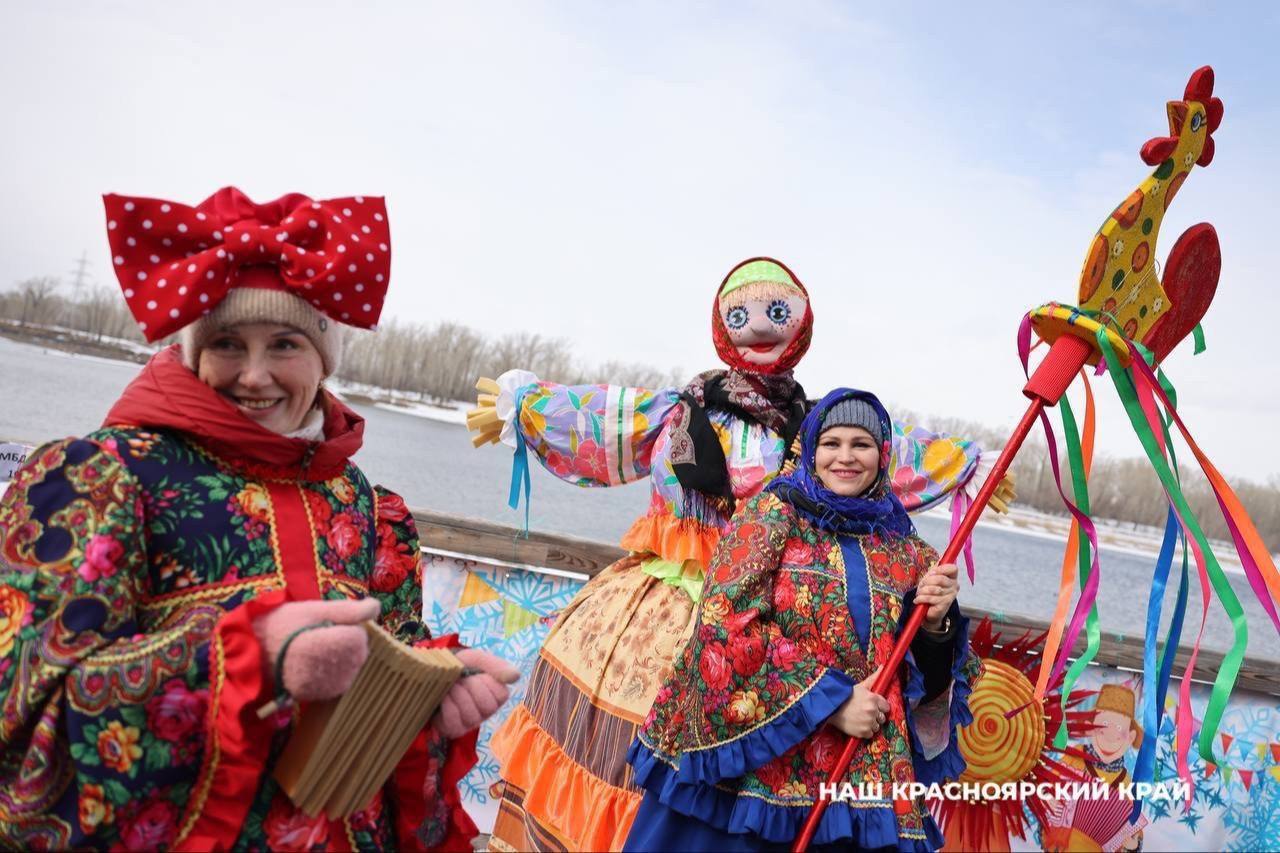 Масленичные гуляния в Красноярском крае, Республики Тыва и Республики Хакасия